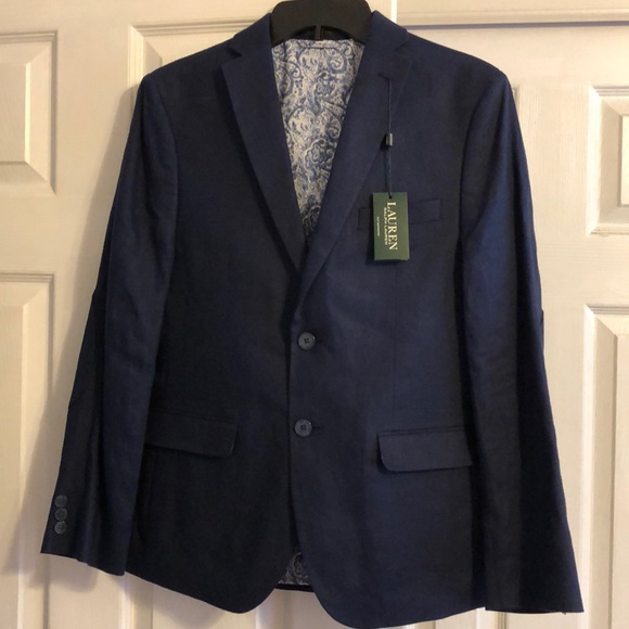 Lauren Ralph Lauren Other - Boys Ralph Lauren navy linen sport coat